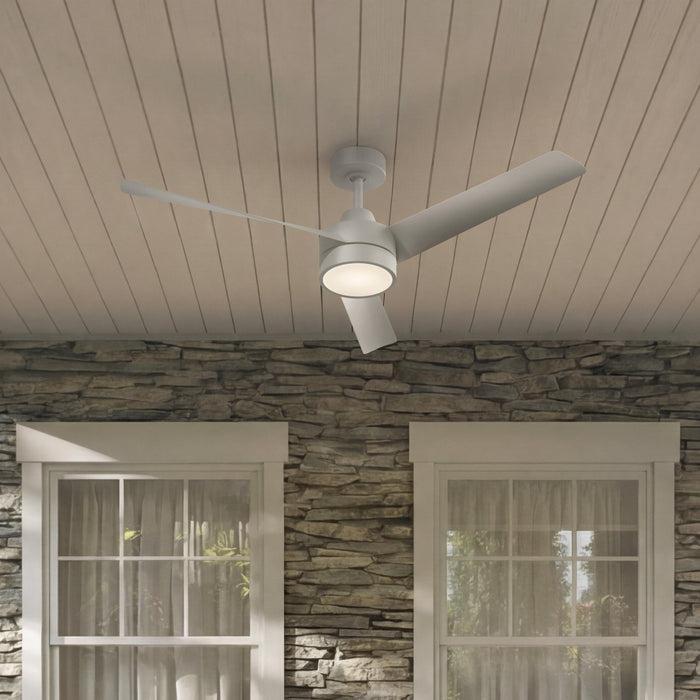 Progress Lighting - P260012-009-30 - LED Fan Light Kit - Rizo - Brushed Nickel