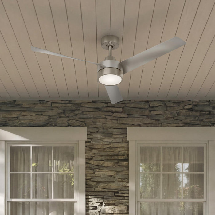 Progress Lighting - P260012-009-30 - LED Fan Light Kit - Rizo - Brushed Nickel