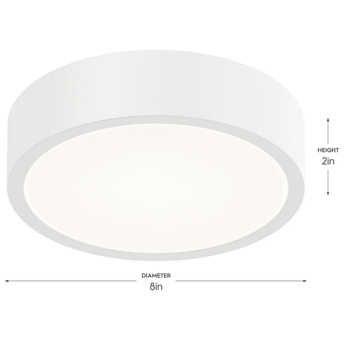 Progress Lighting - P260012-28M-30 - LED Fan Light Kit - Rizo - Matte White