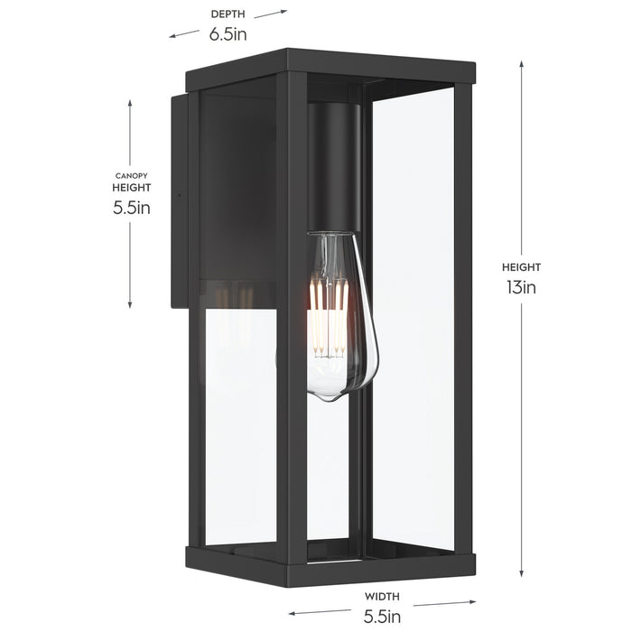 Progress Lighting - P560398-31M - One Light Outdoor Wall Mount - Ryle - Matte Black