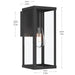 Progress Lighting - P560398-31M - One Light Outdoor Wall Mount - Ryle - Matte Black
