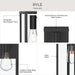 Progress Lighting - P560398-31M - One Light Outdoor Wall Mount - Ryle - Matte Black
