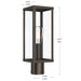 Progress Lighting - P540113-020 - One Light Outdoor Post Mount - Ryle - Antique Bronze