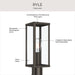 Progress Lighting - P540113-020 - One Light Outdoor Post Mount - Ryle - Antique Bronze