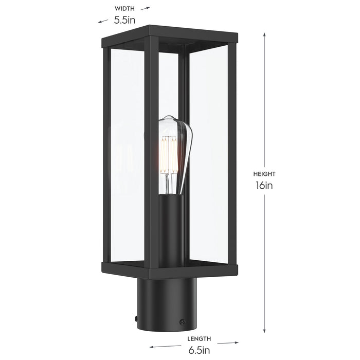 Progress Lighting - P540113-31M - One Light Outdoor Post Mount - Ryle - Matte Black