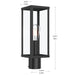 Progress Lighting - P540113-31M - One Light Outdoor Post Mount - Ryle - Matte Black