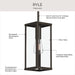 Progress Lighting - P550146-020 - One Light Outdoor Pendant - Ryle - Antique Bronze