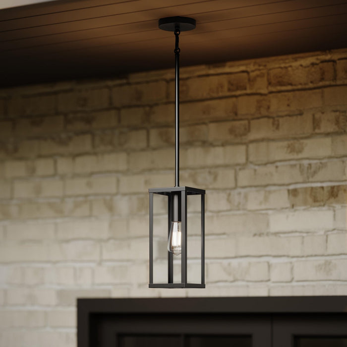 Progress Lighting - P550146-31M - One Light Outdoor Pendant - Ryle - Matte Black
