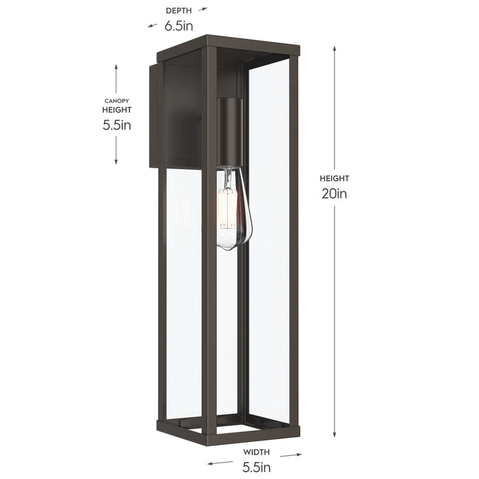 Progress Lighting - P560400-020 - One Light Outdoor Wall Mount - Ryle - Antique Bronze