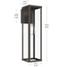 Progress Lighting - P560400-020 - One Light Outdoor Wall Mount - Ryle - Antique Bronze