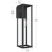 Progress Lighting - P560400-31M - One Light Outdoor Wall Mount - Ryle - Matte Black