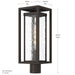 Progress Lighting - P540115-020 - One Light Outdoor Post Mount - Shaw - Antique Bronze