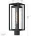 Progress Lighting - P540115-031 - One Light Outdoor Post Mount - Shaw - Black