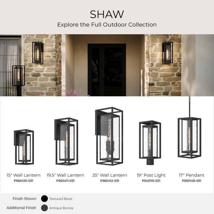 Progress Lighting - P540115-031 - One Light Outdoor Post Mount - Shaw - Black