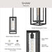 Progress Lighting - P550148-031 - One Light Outdoor Pendant - Shaw - Black
