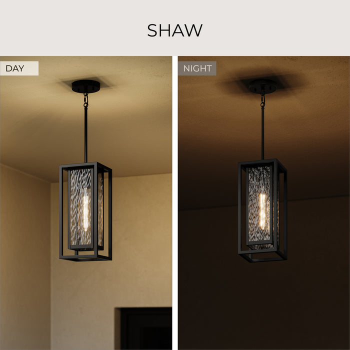 Progress Lighting - P550148-031 - One Light Outdoor Pendant - Shaw - Black
