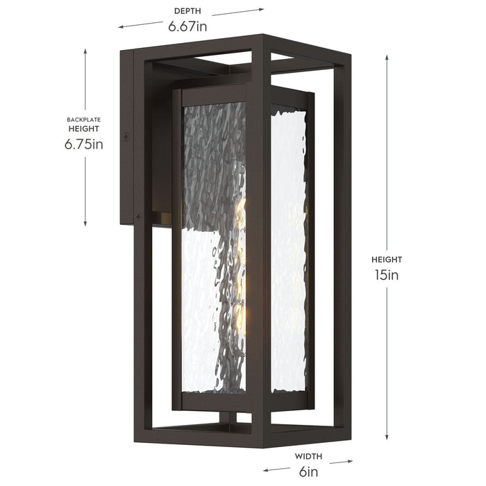 Progress Lighting - P560410-020 - One Light Outdoor Wall Mount - Shaw - Antique Bronze
