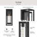 Progress Lighting - P560410-031 - One Light Outdoor Wall Mount - Shaw - Black