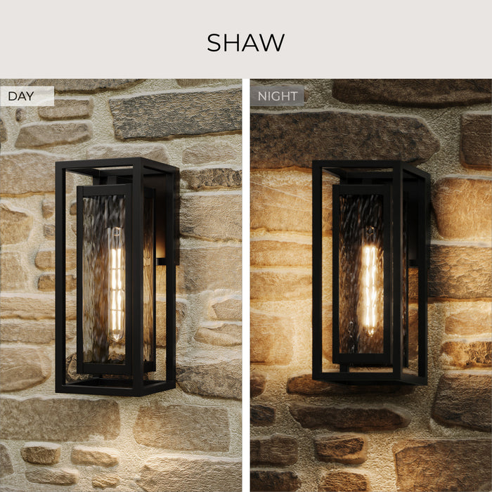 Progress Lighting - P560410-031 - One Light Outdoor Wall Mount - Shaw - Black