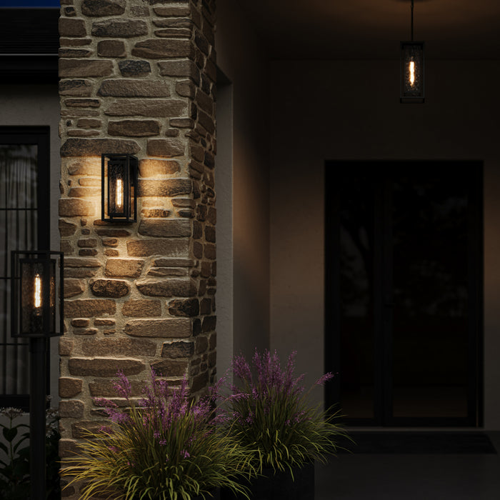 Progress Lighting - P560410-031 - One Light Outdoor Wall Mount - Shaw - Black