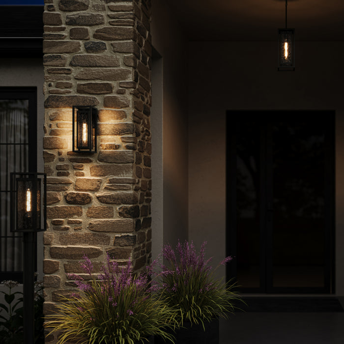 Progress Lighting - P560411-031 - One Light Outdoor Wall Mount - Shaw - Black