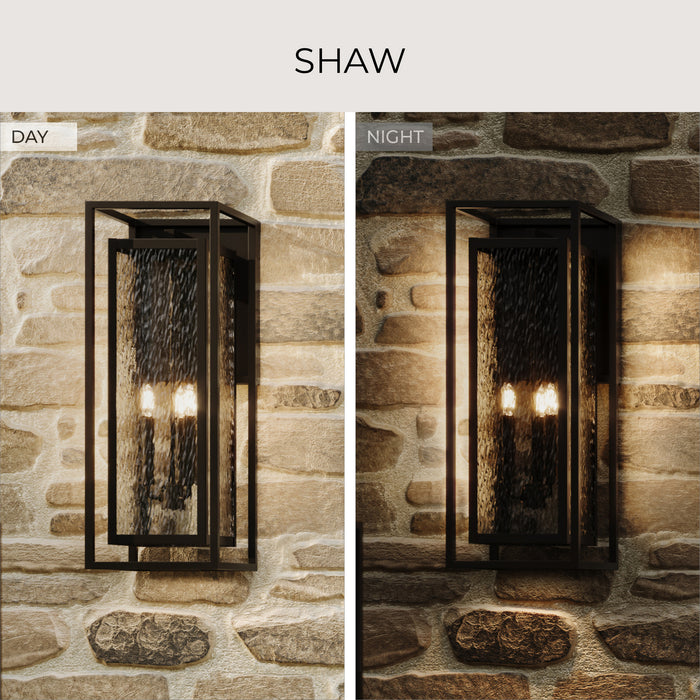 Progress Lighting - P560412-020 - Three Light Outdoor Wall Mount - Shaw - Antique Bronze