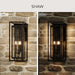 Progress Lighting - P560412-020 - Three Light Outdoor Wall Mount - Shaw - Antique Bronze