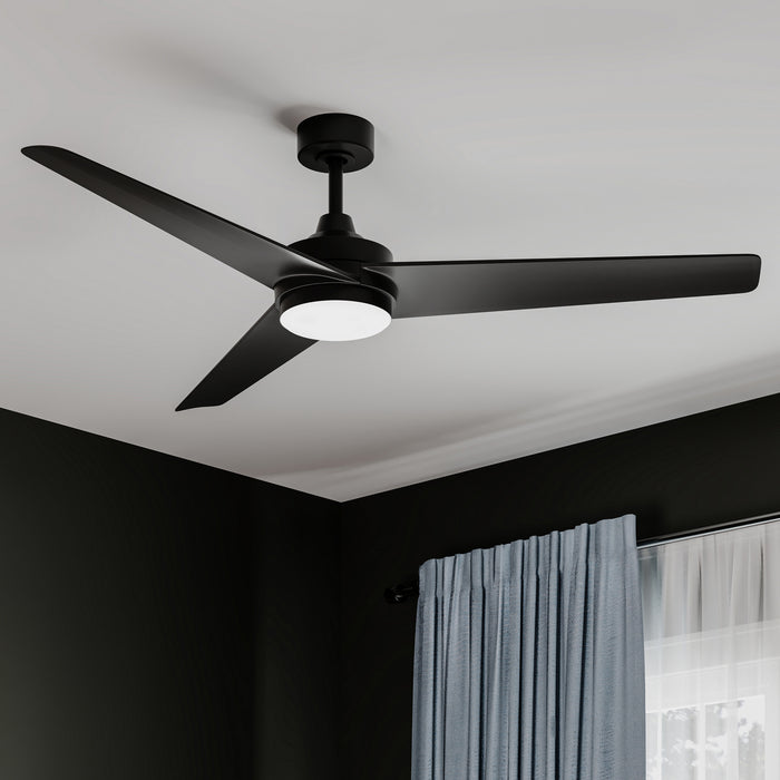 Progress Lighting - P250128-31M-30 - 60" Ceiling Fan - Velto - Matte Black