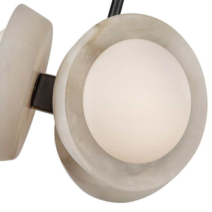 Alora - PD320313UBAR-UNV - LED Pendant - Alonso - Urban Bronze/Alabaster