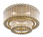Eurofase - 49169-010 - Nine Light Flush Mount - Glasbury - Gold