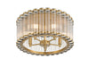 Eurofase - 49185-010 - Five Light Flush Mount - Glasbury - Gold