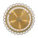 Eurofase - 49185-010 - Five Light Flush Mount - Glasbury - Gold