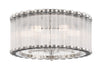 Eurofase - 49185-027 - Five Light Flush Mount - Glasbury - Polished Nickel
