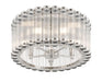 Eurofase - 49185-027 - Five Light Flush Mount - Glasbury - Polished Nickel