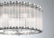 Eurofase - 49185-027 - Five Light Flush Mount - Glasbury - Polished Nickel