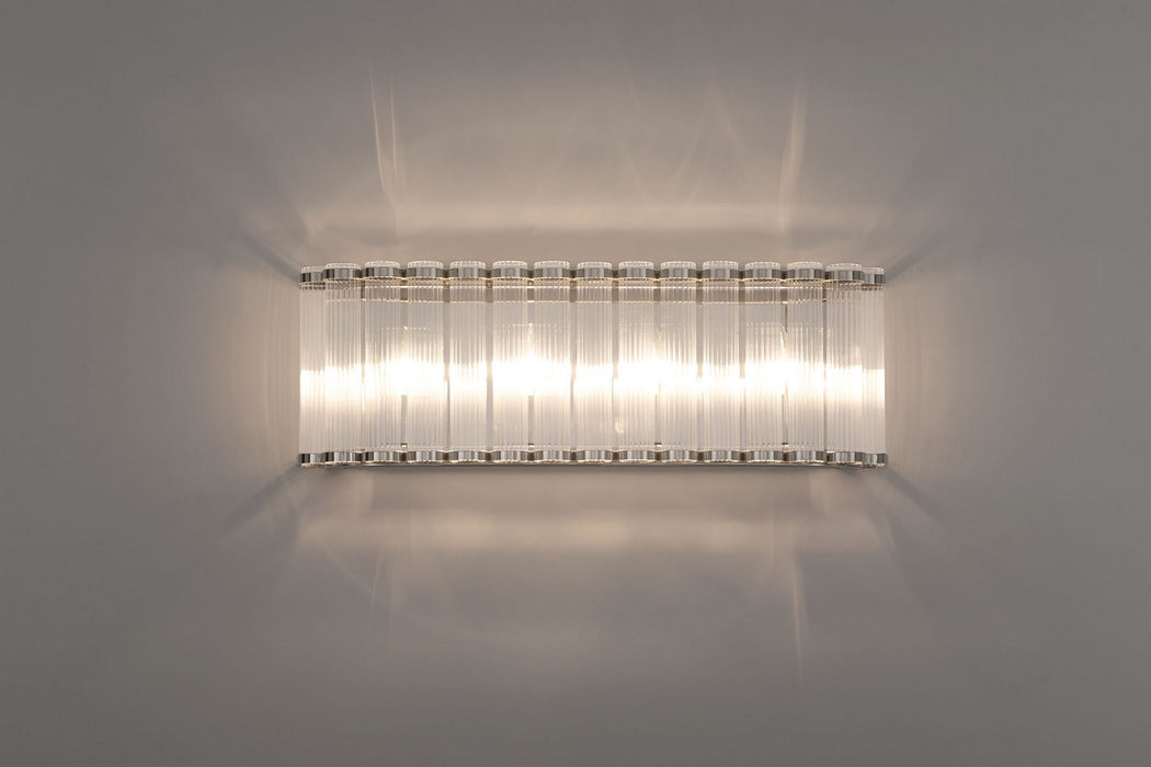 Eurofase - 50042-029 - Four Light Vanity - Glasbury - Polished Nickel