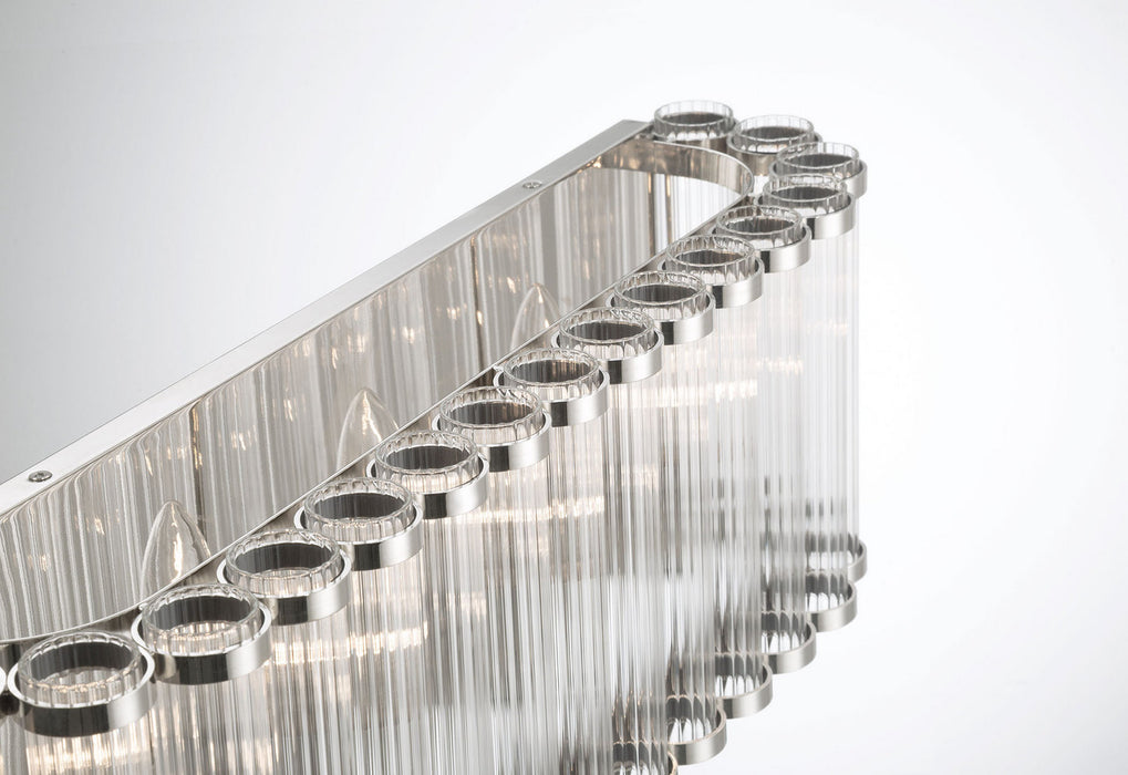 Eurofase - 50042-029 - Four Light Vanity - Glasbury - Polished Nickel