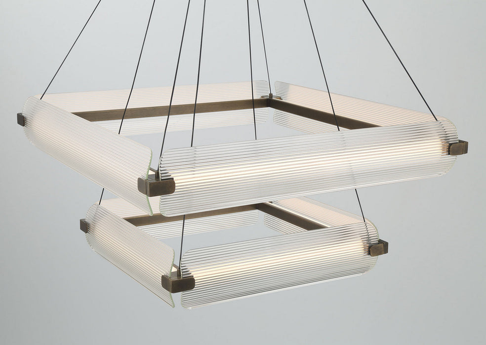 Eurofase - 50055-029 - LED Chandelier - Neoness - Weathered Brass