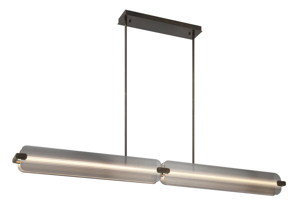 Eurofase - 50057-016 - LED Linear Chandelier - Neoness - Weathered Brass