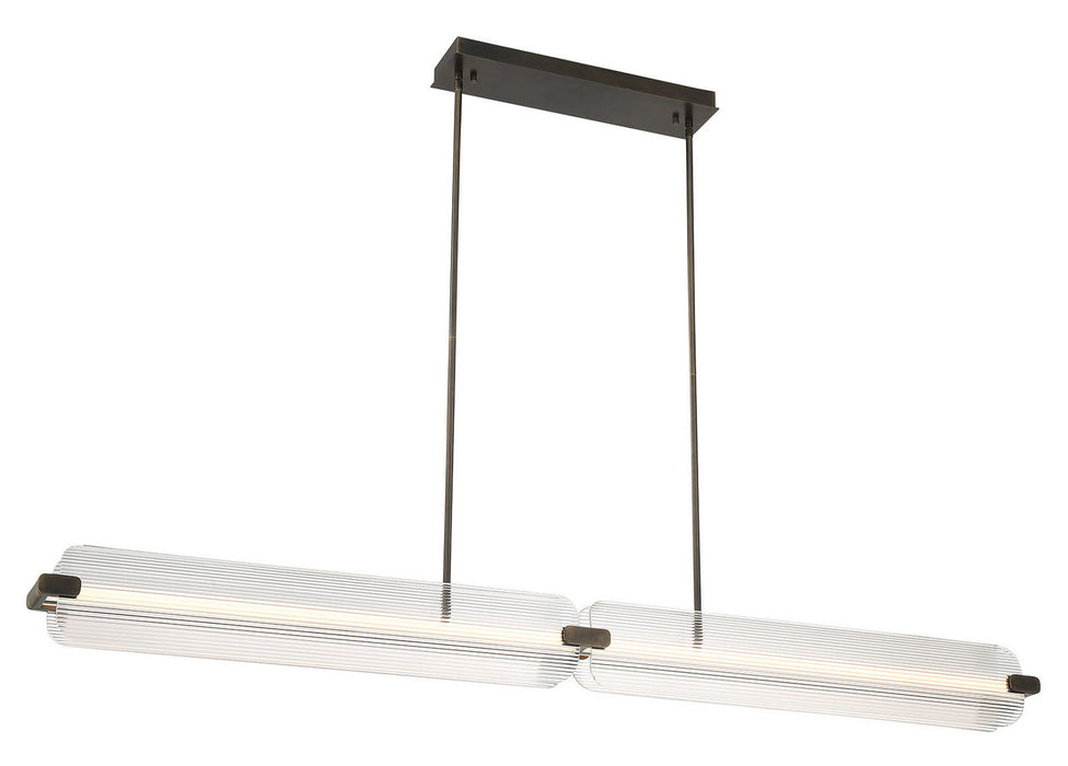 Eurofase - 50057-023 - LED Linear Chandelier - Neoness - Weathered Brass