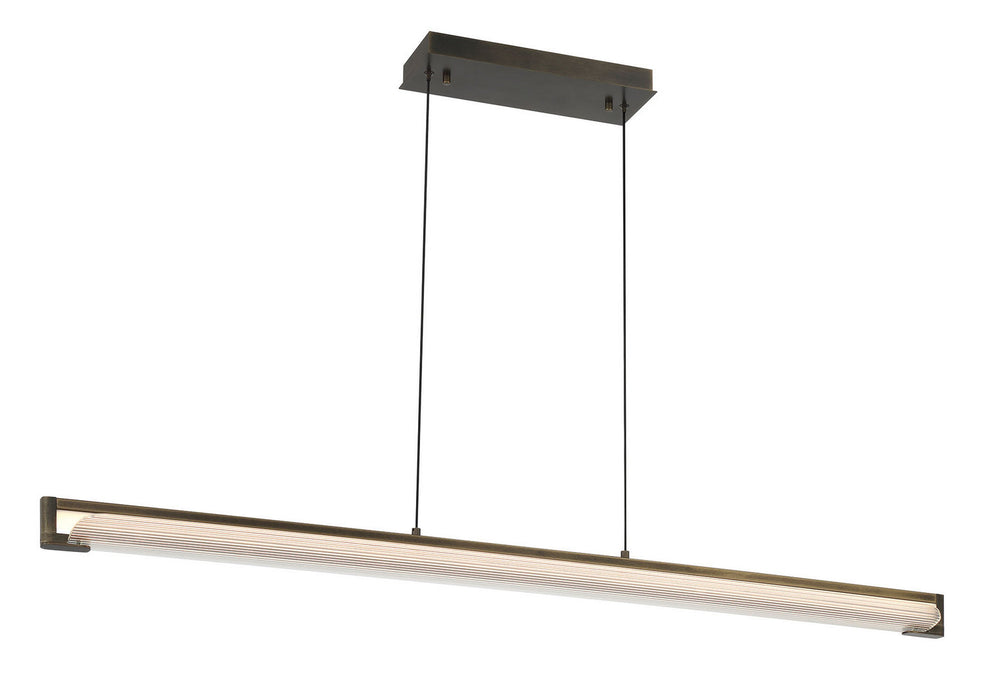 Eurofase - 50059-027 - LED Linear Chandelier - Neoness - Weathered Brass
