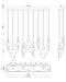 Eurofase - 50103-010 - LED Linear Chandelier - Jateo - Polished Nickel