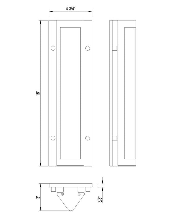 Eurofase - 50108-015 - LED Wall Sconce - Hy50 - Sand Black