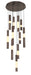 Eurofase - 50119-028 - LED Chandelier - Ronda - Harlow Bronze