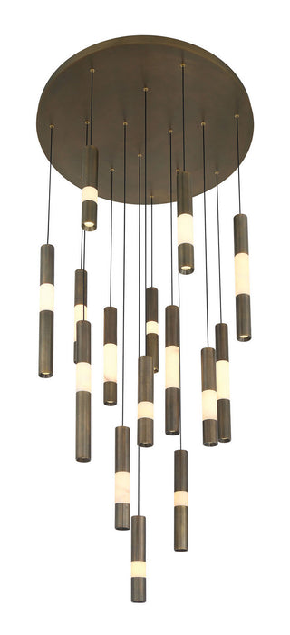 Eurofase - 50120-017 - LED Chandelier - Ronda - Weathered Brass
