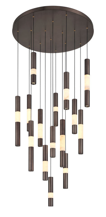Eurofase - 50120-024 - LED Chandelier - Ronda - Harlow Bronze
