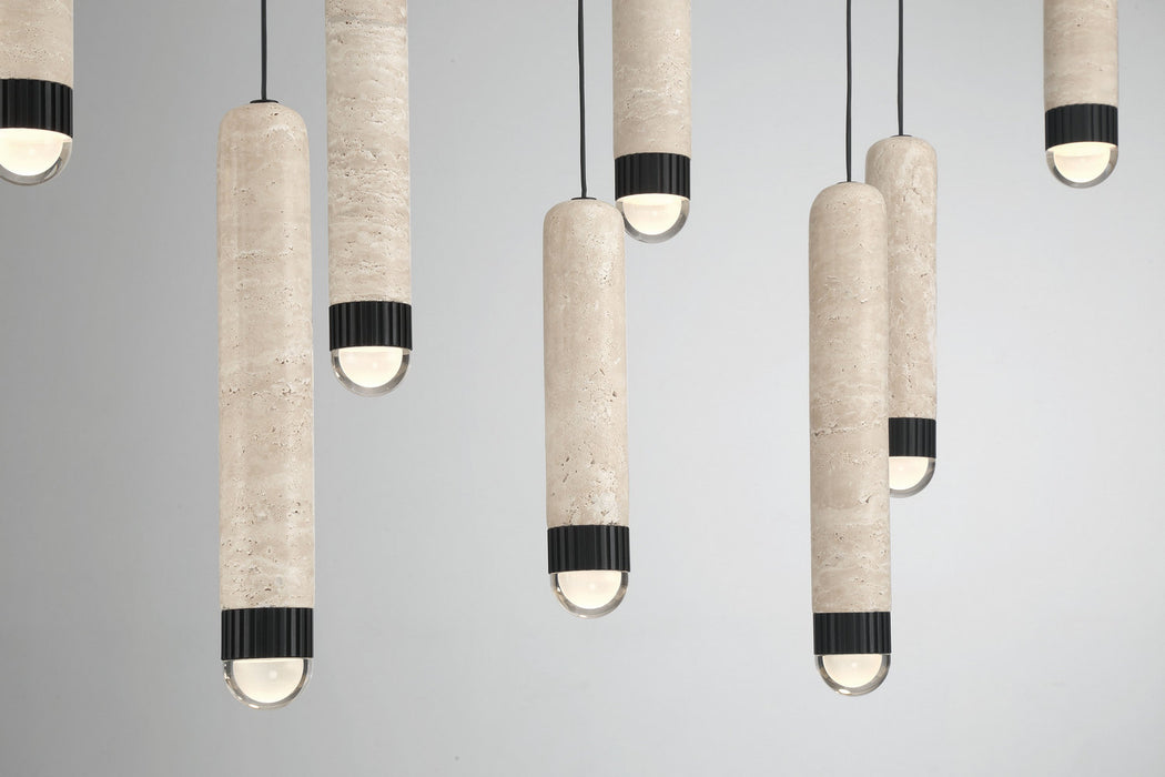 Eurofase - 50129-010 - LED Linear Chandelier - Cambre - Matte Black