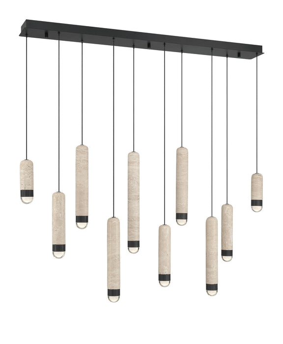 Eurofase - 50129-010 - LED Linear Chandelier - Cambre - Matte Black