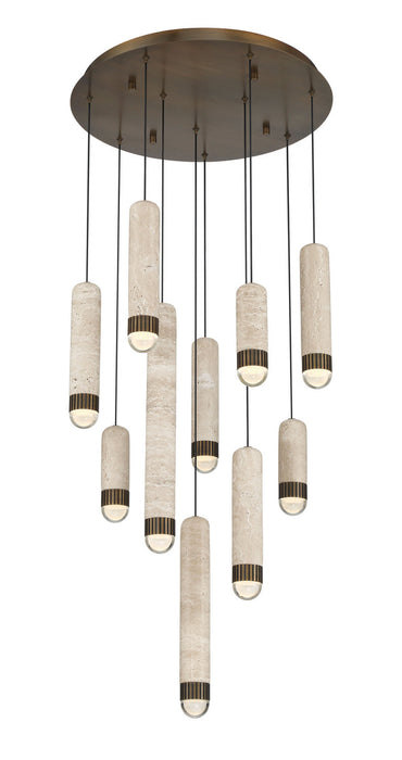 Eurofase - 50130-023 - LED Chandelier - Cambre - Antique Brass