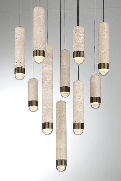 Eurofase - 50130-023 - LED Chandelier - Cambre - Antique Brass